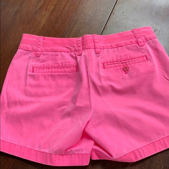 J. Crew Pants - J. Crew shorts neon pink Chino cotton size 4